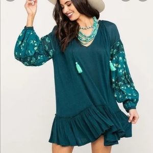 NWT • Free People “Mix It Up” Tunic